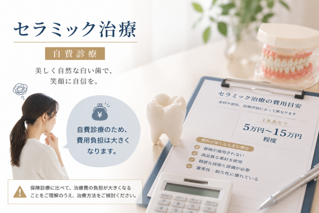セラミック治療で知っておきたいデメリット