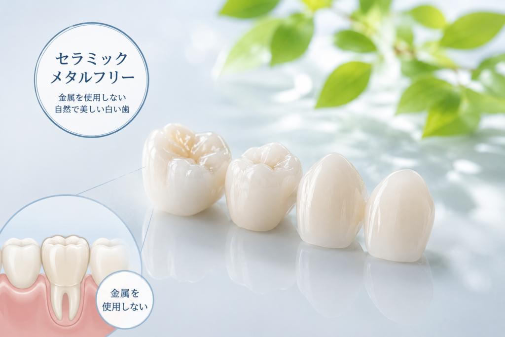 セラミックの被せ物が選択される理由