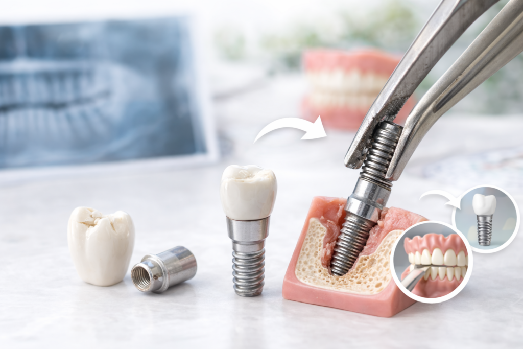 インプラントの寿命が来た場合の対応