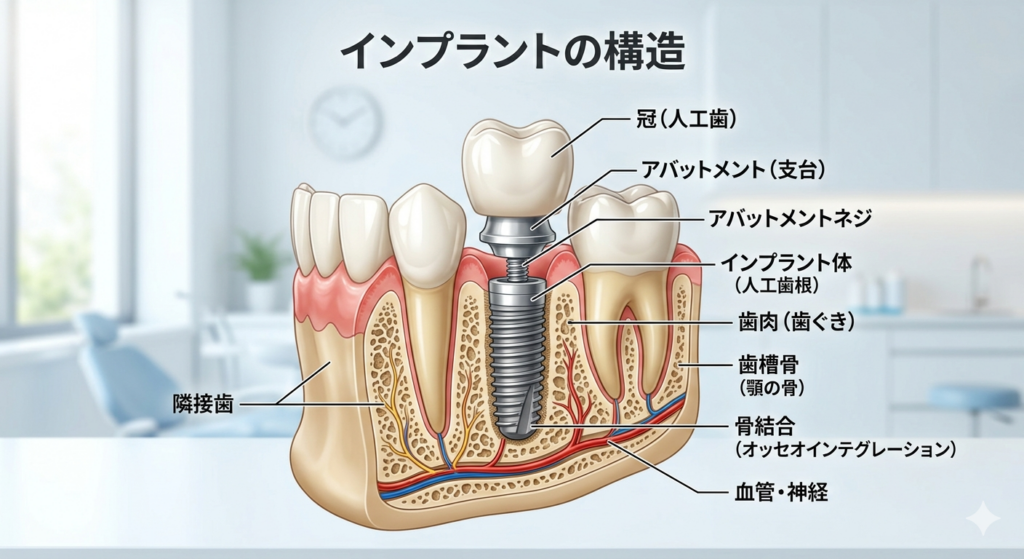 インプラントの基本構造