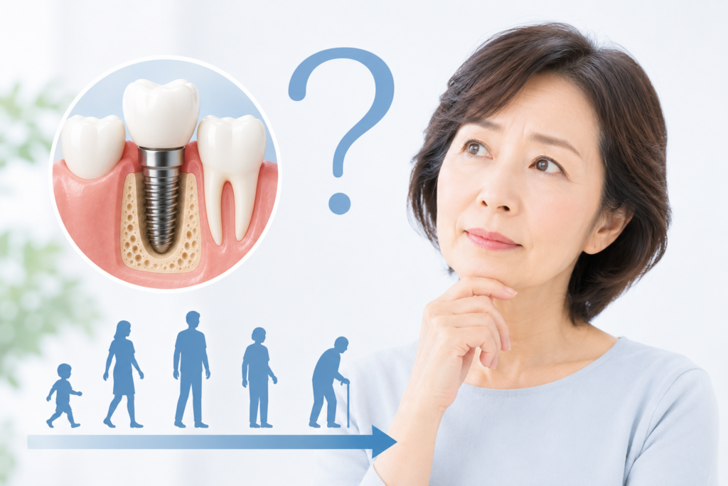 インプラントは何歳まで受けられる？高齢者におけるリスクや治療を受ける際の注意点を解説！