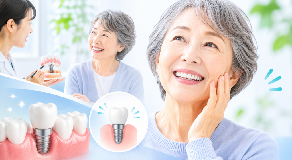 高齢でもインプラント治療は可能
