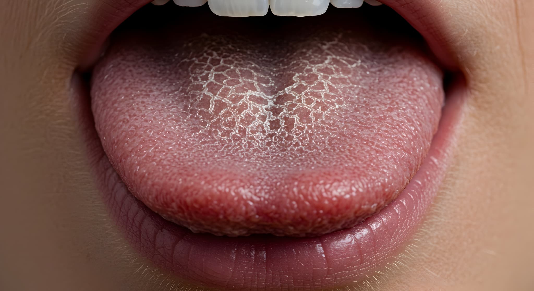 口臭の原因であるドライマウスのイメージ